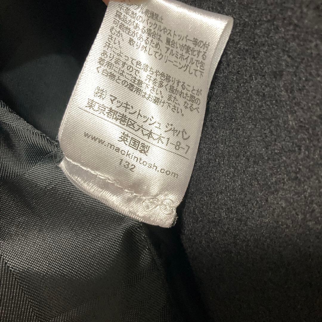 マッキントッシュ ウールPコート　英国製