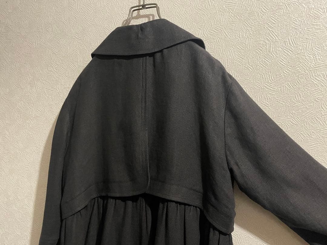 イタリア製 FENDI リネン トレンチ コート / フェンディ フレア