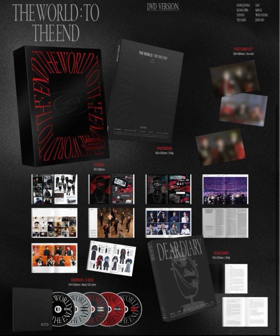 ATEEZ TO THE END DVD 日本語字幕入 ユニバ特典付