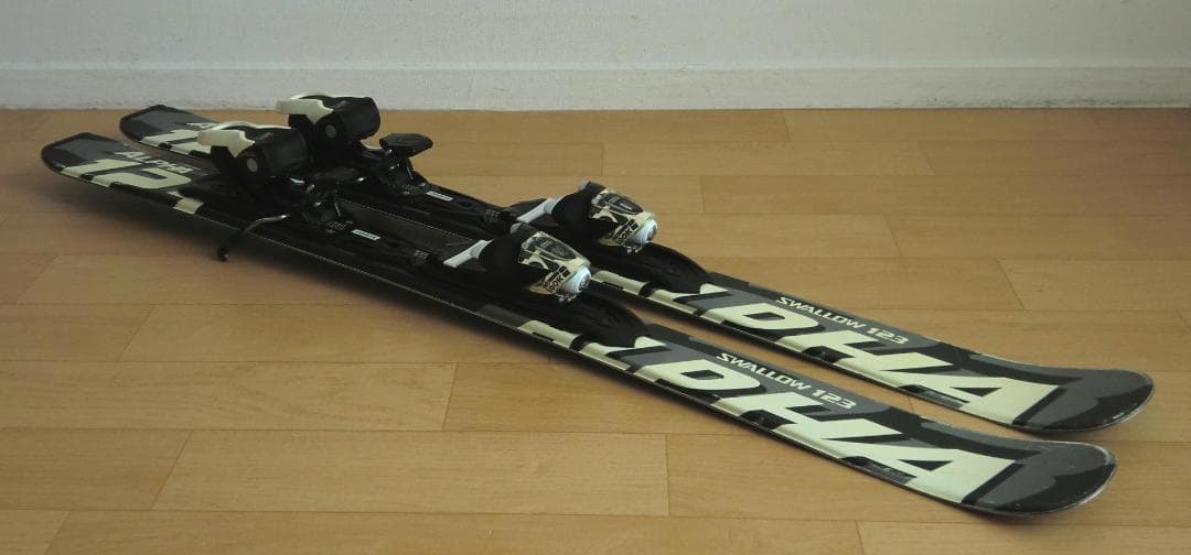 ■■送料無料■スワロー■ALPHA■ミッドスキー■123cm■調整ビン付■■