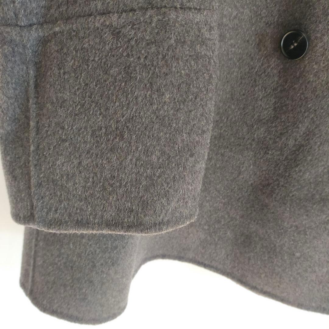 evernavy エバーネイビー ウールリバーPコート【チャコールグレー M】