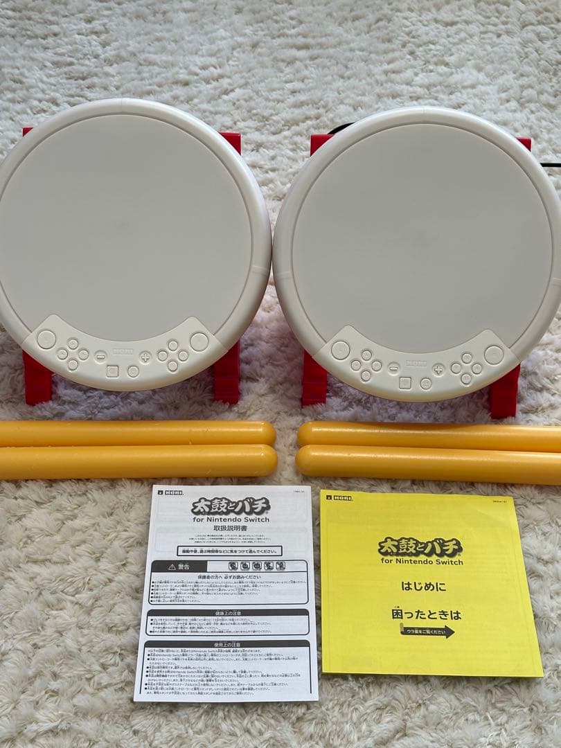 Nintendo Switch 太鼓の達人 ソフト 1つ 太鼓とバチ 2セット