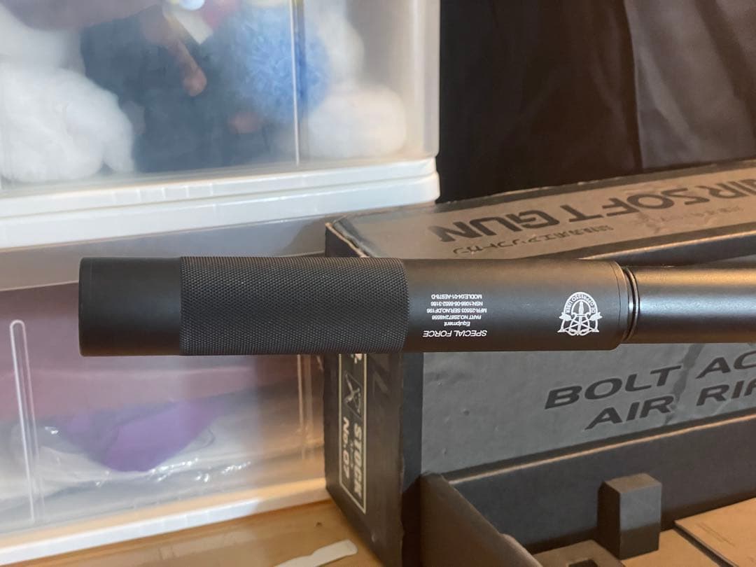 東京マルイ　L96 オリーブドラブ　スコープ、バイポッド、サイレンサー付き