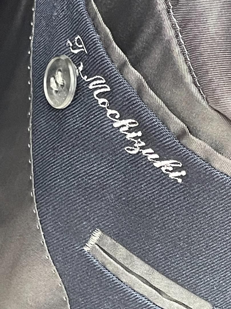 バーバリー プレステージコレクション セットアップ ネイビー サイドベンツ