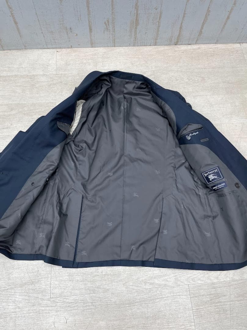 バーバリー プレステージコレクション セットアップ ネイビー サイドベンツ