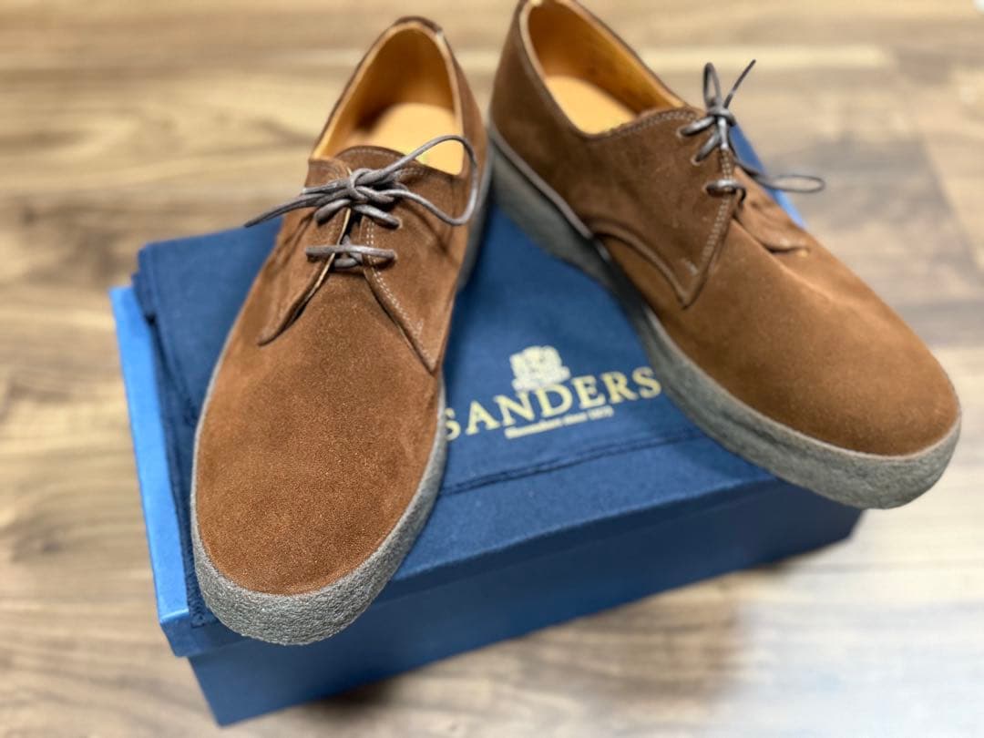 【新品未使用】SANDERS BRIT SHOE UK6.5 約25.5cm