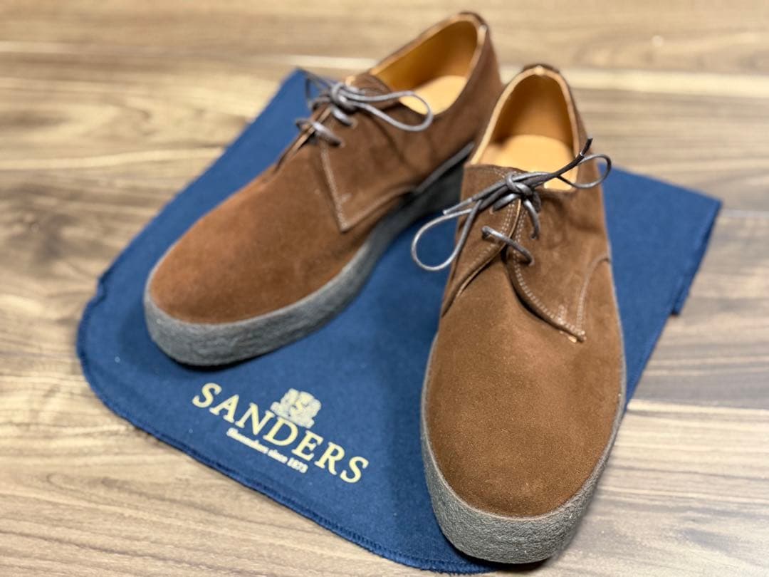 【新品未使用】SANDERS BRIT SHOE UK6.5 約25.5cm