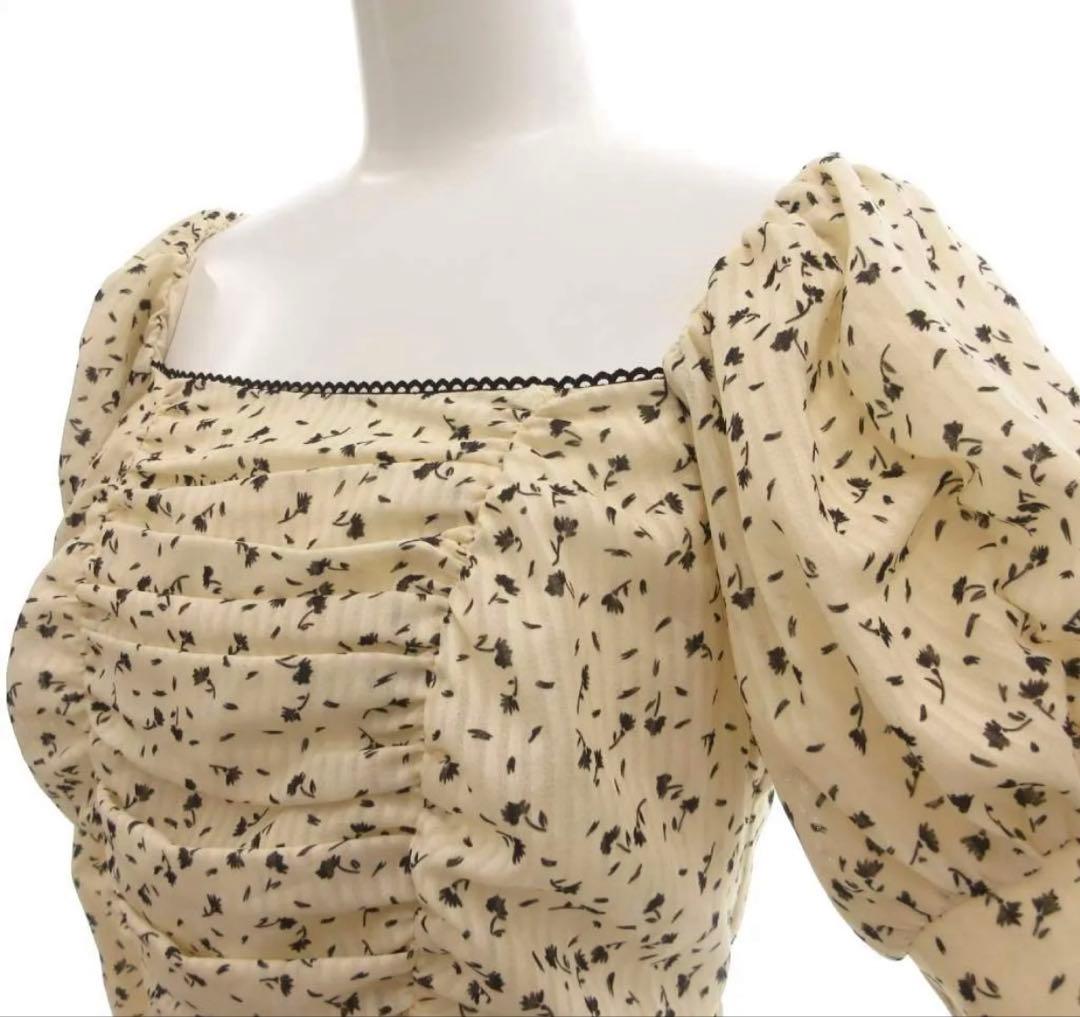 ワンピース Capucine Bloom Sleeve Chiffon Dress