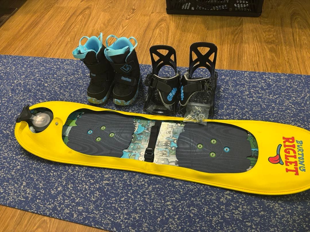 スノーボード　バートン90　キッズ　5点セット　リール付