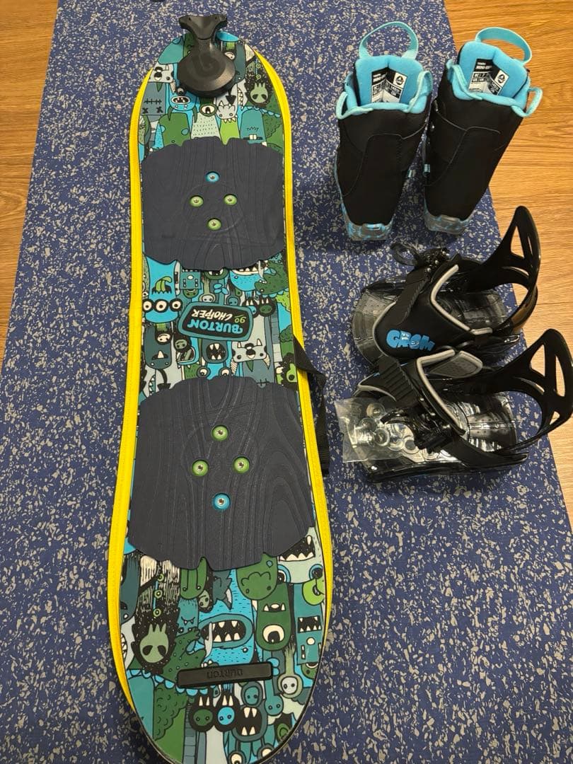 スノーボード　バートン90　キッズ　5点セット　リール付