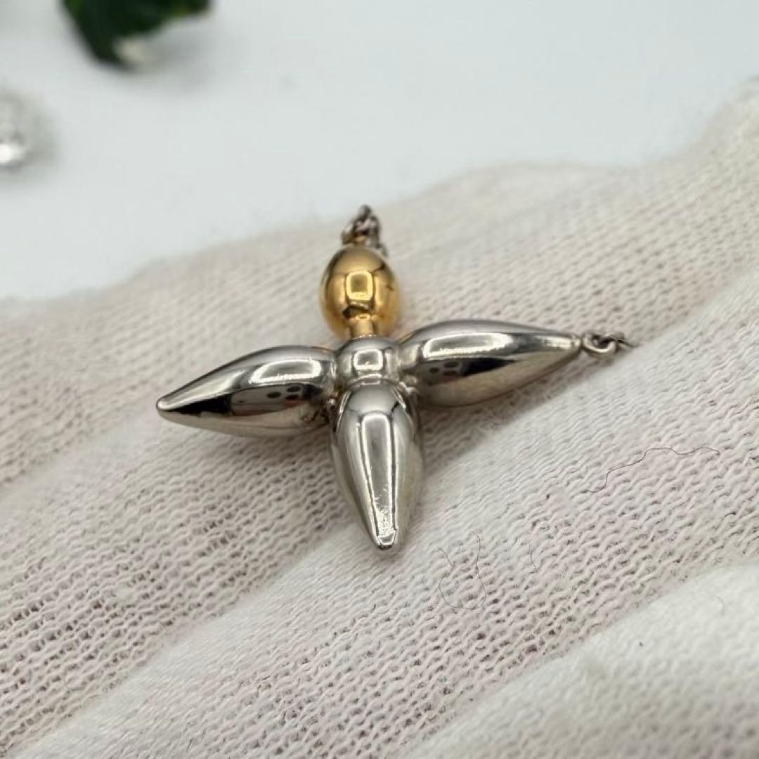 ルイヴィトン　ネックレス コリエ ルイゼット　シルバー　ゴールド