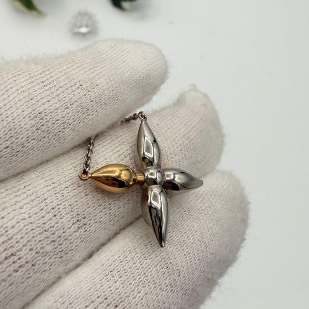 ルイヴィトン　ネックレス コリエ ルイゼット　シルバー　ゴールド