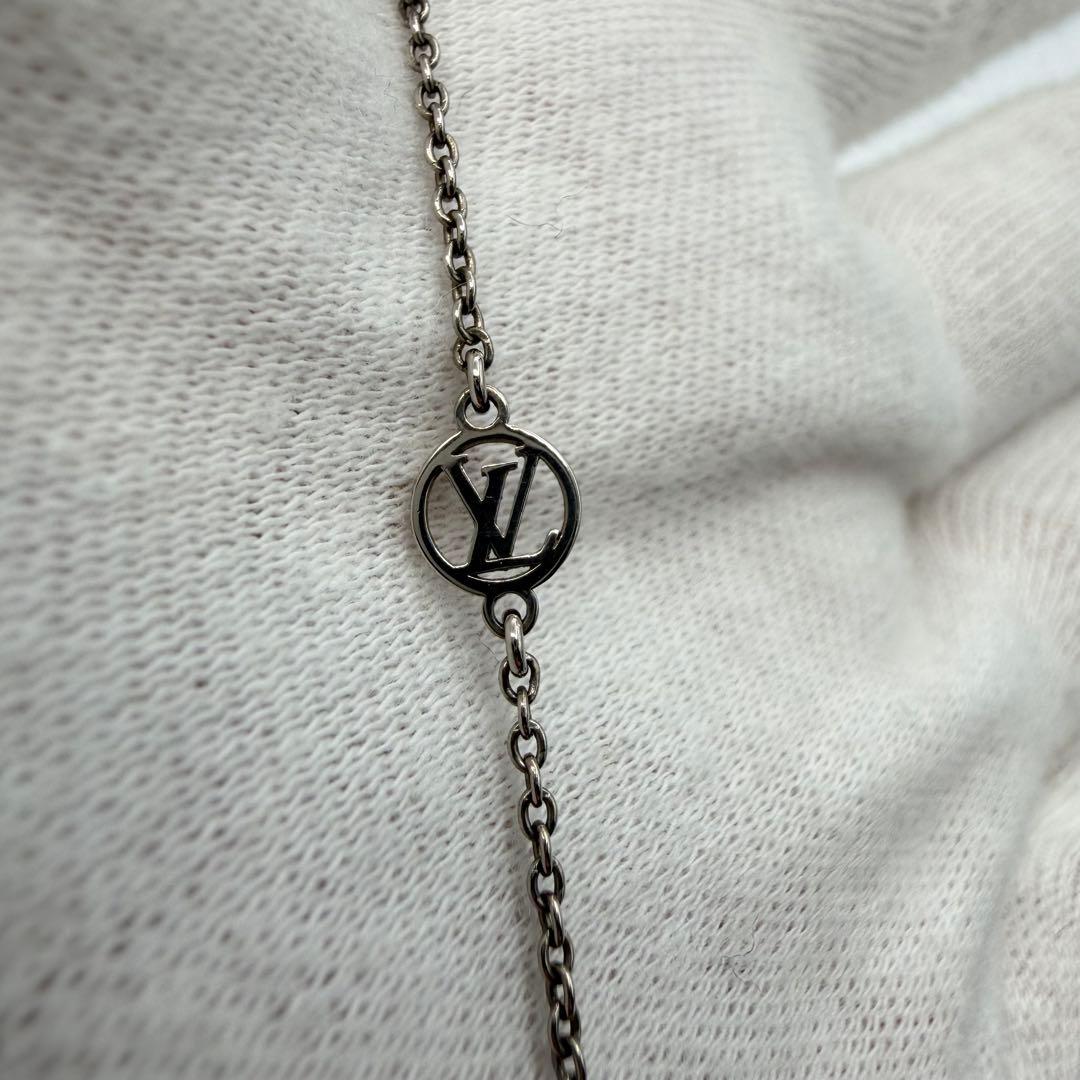 ルイヴィトン　ネックレス コリエ ルイゼット　シルバー　ゴールド