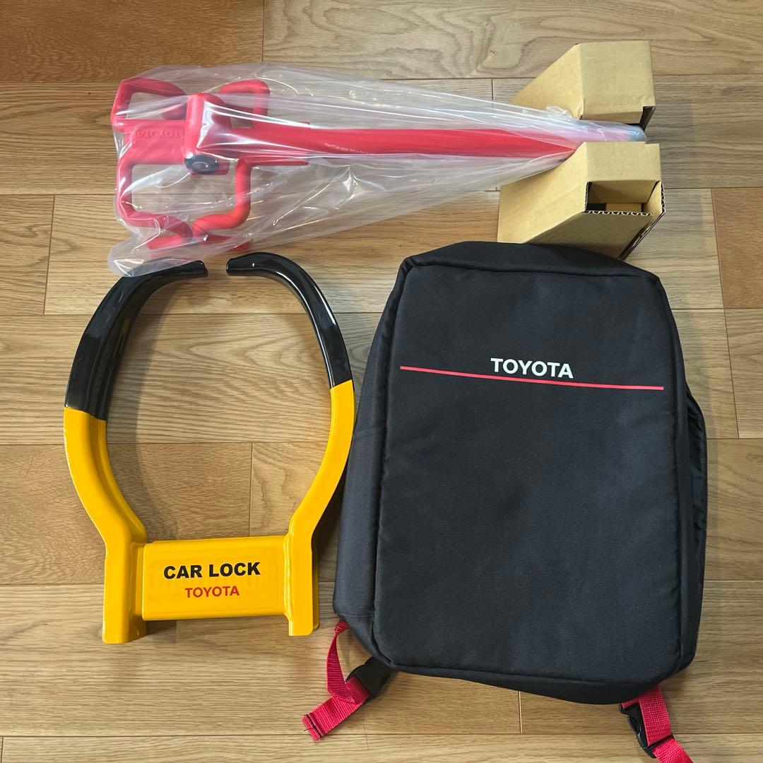 ランドクルーザー250 トヨタ純正品 ハンドルロック タイヤロックセット