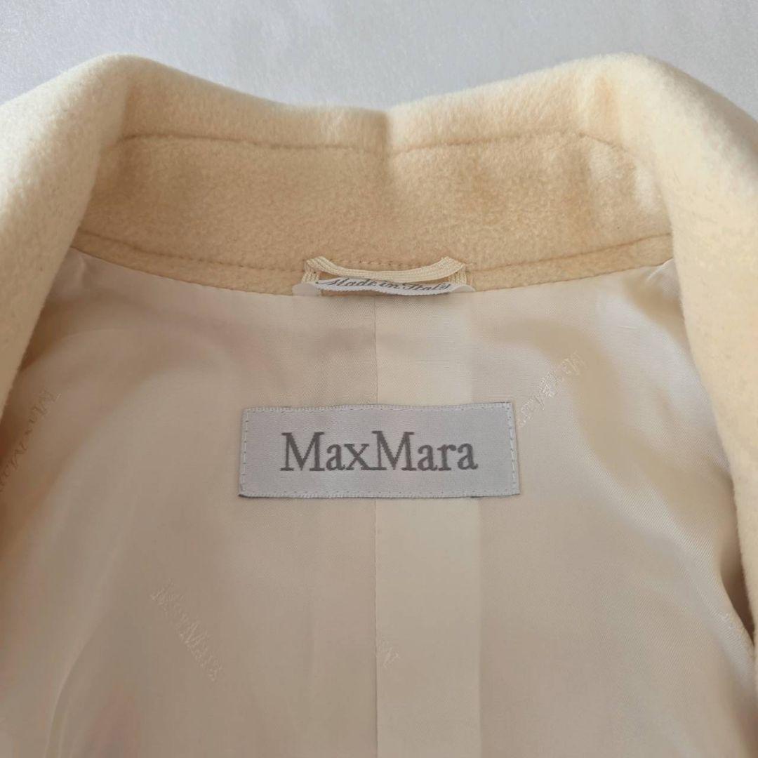 MAX MARA マックスマーラ カシミヤ混 コート アイボリー 白タグ 38