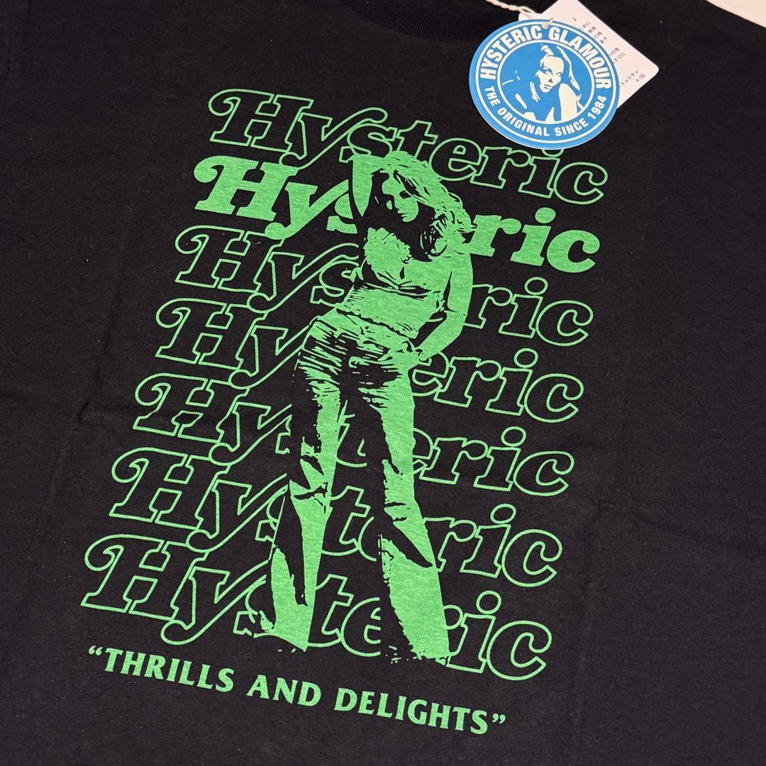 新品タグ付き ヒステリックグラマー 黒地 ヒスガールプリントＴシャツ メンズM