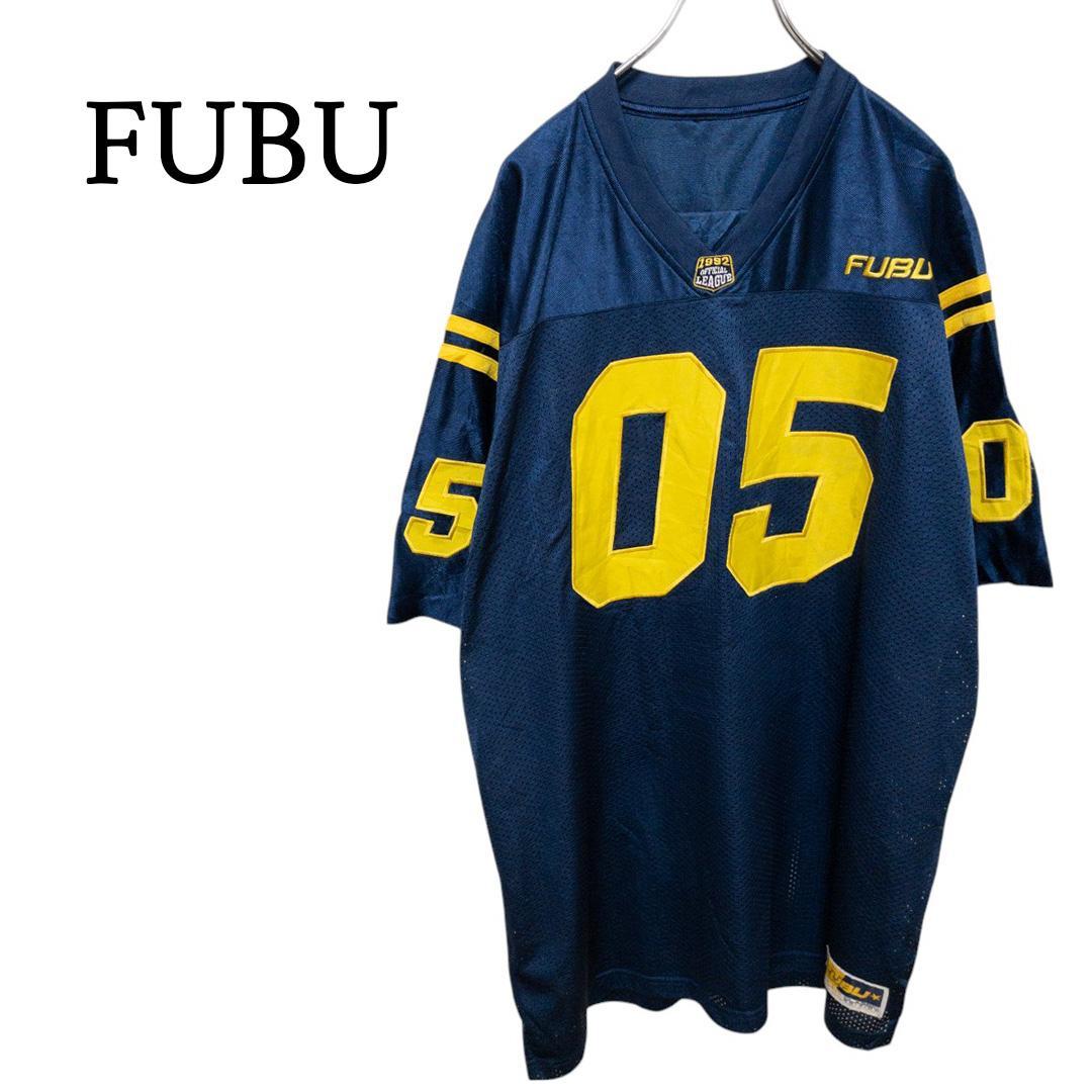 ☆FUBU☆ ヒップホップ ストリート オーバーサイズ ゲームシャツ C4917