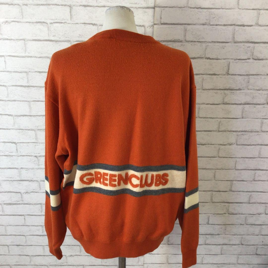 ★2.9 h942 グリーンクラブ メンズセーターニットゴルフウェア 5