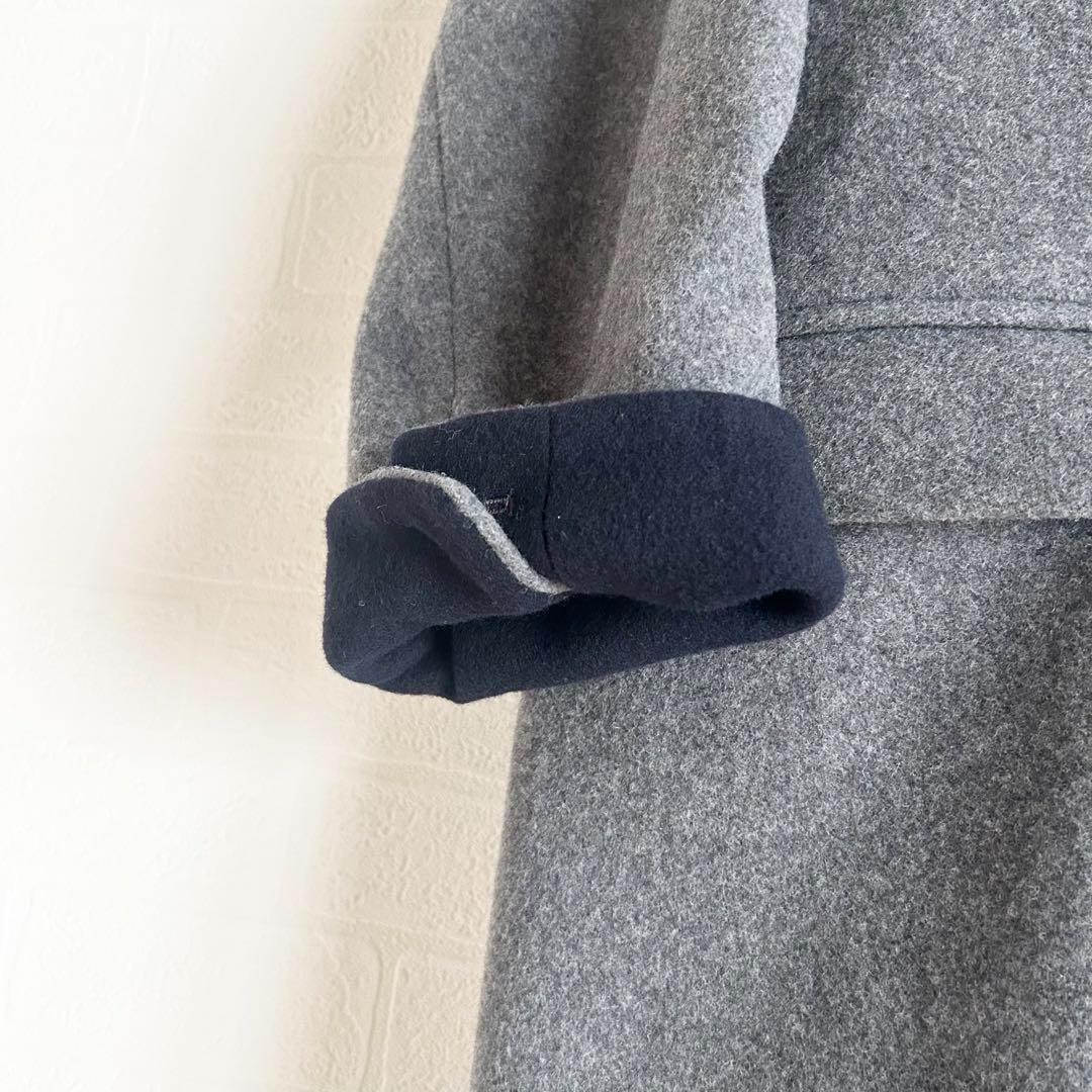 未使用✨北欧暮らしの道具店　3WAYアレンジ襟のかろやかチェスターコート　グレー