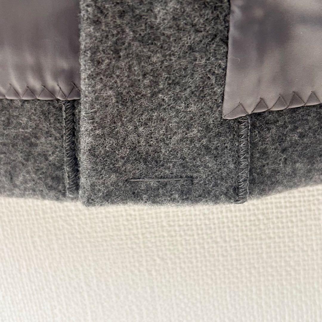 未使用✨北欧暮らしの道具店　3WAYアレンジ襟のかろやかチェスターコート　グレー