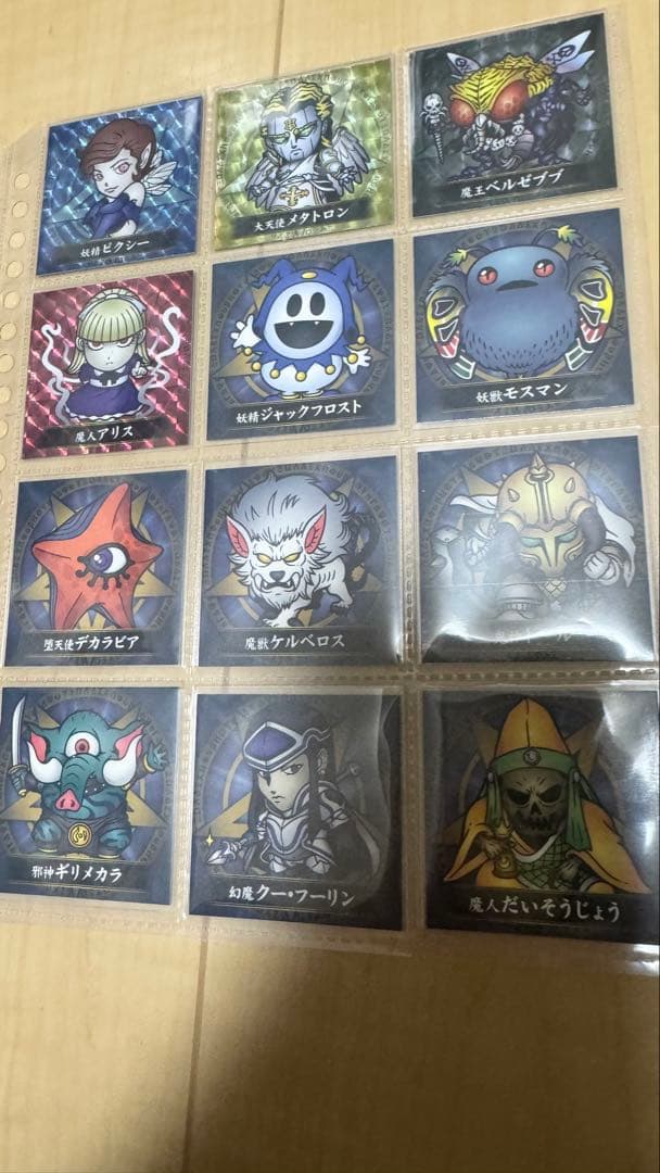 墓場の画廊　真・女神転生 悪魔召喚シール　1弾2弾フルコンプ24枚