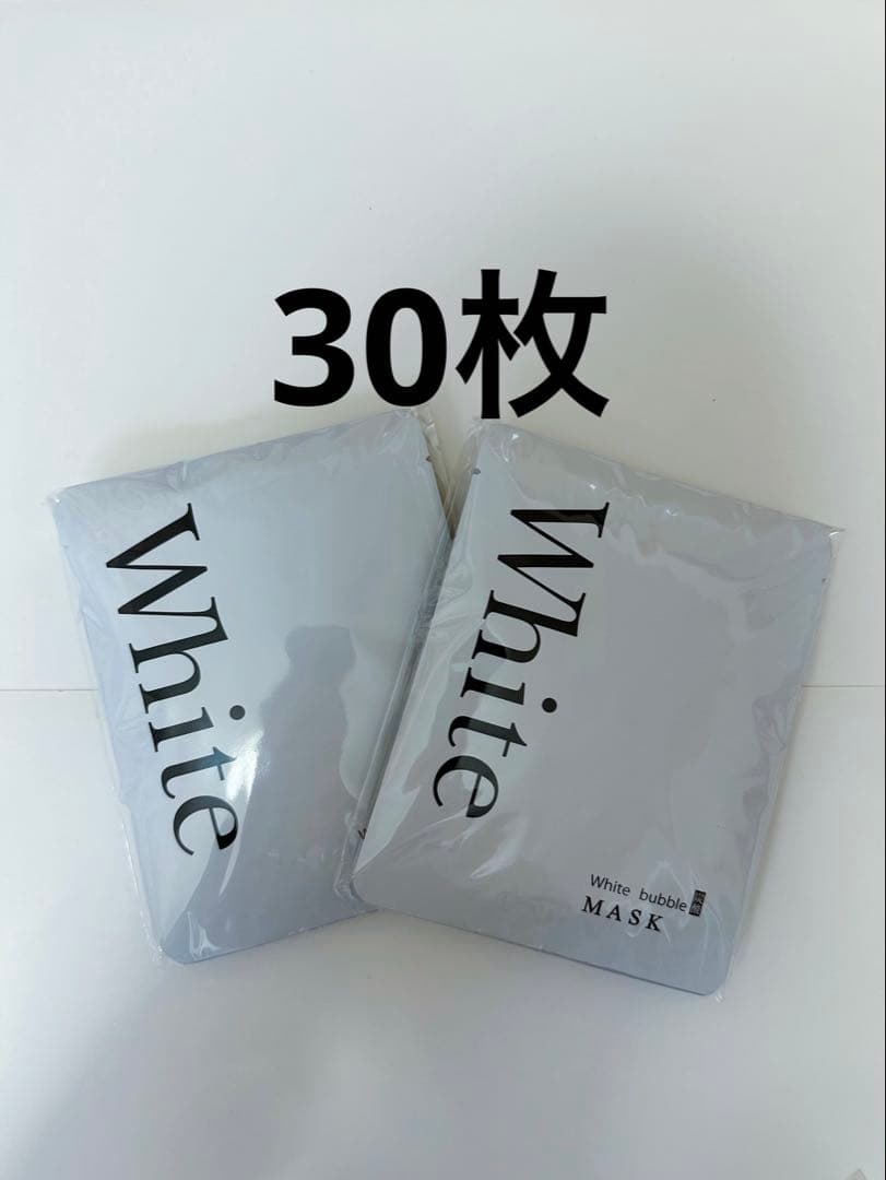 炭酸 パック エオラ ホワイトバブル マスク 30枚