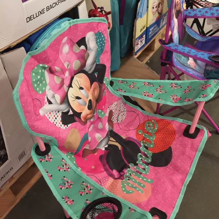 コストコ ディズニーミニーちゃん子どもチェアー