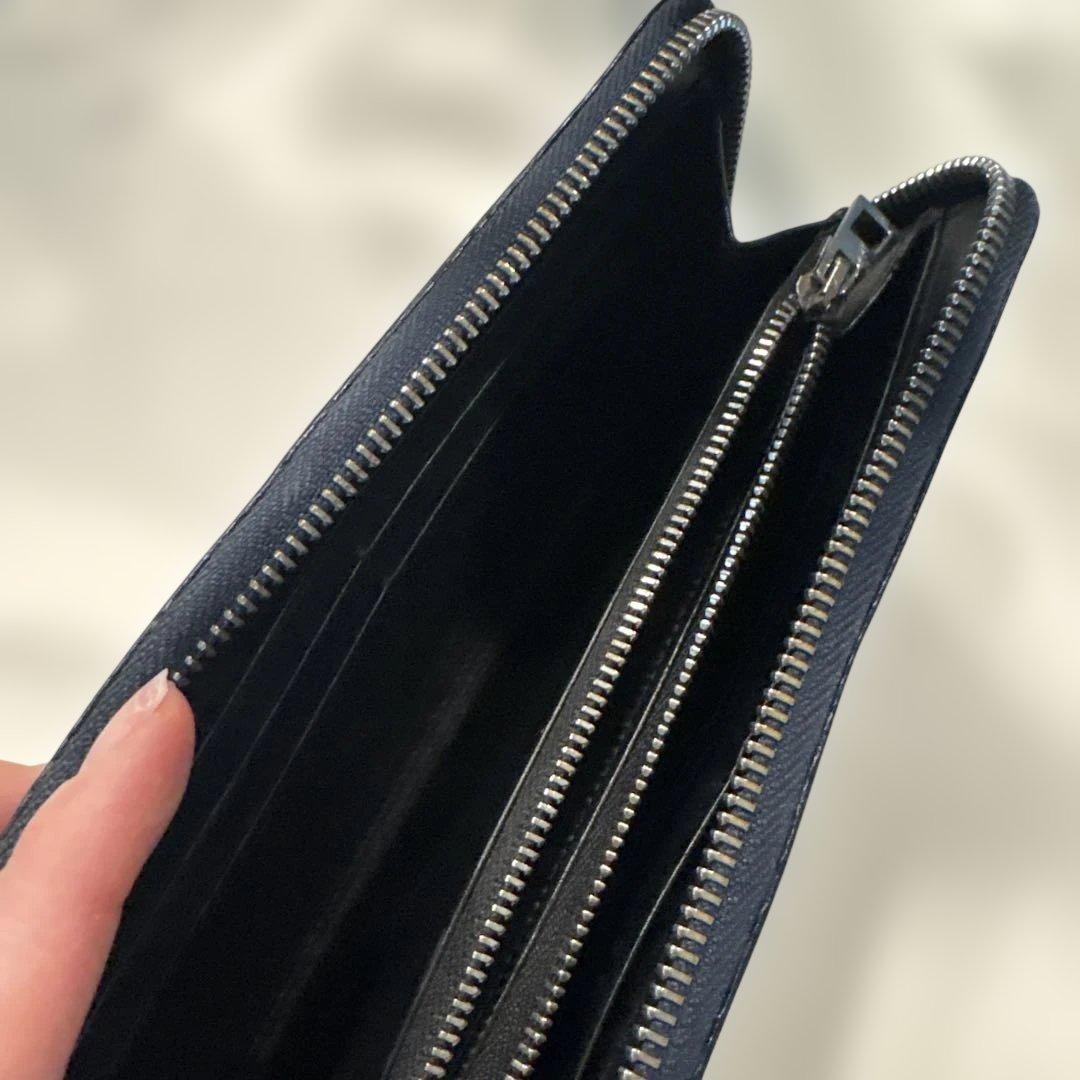 【LOEWE】ネイビー レザー 長財布