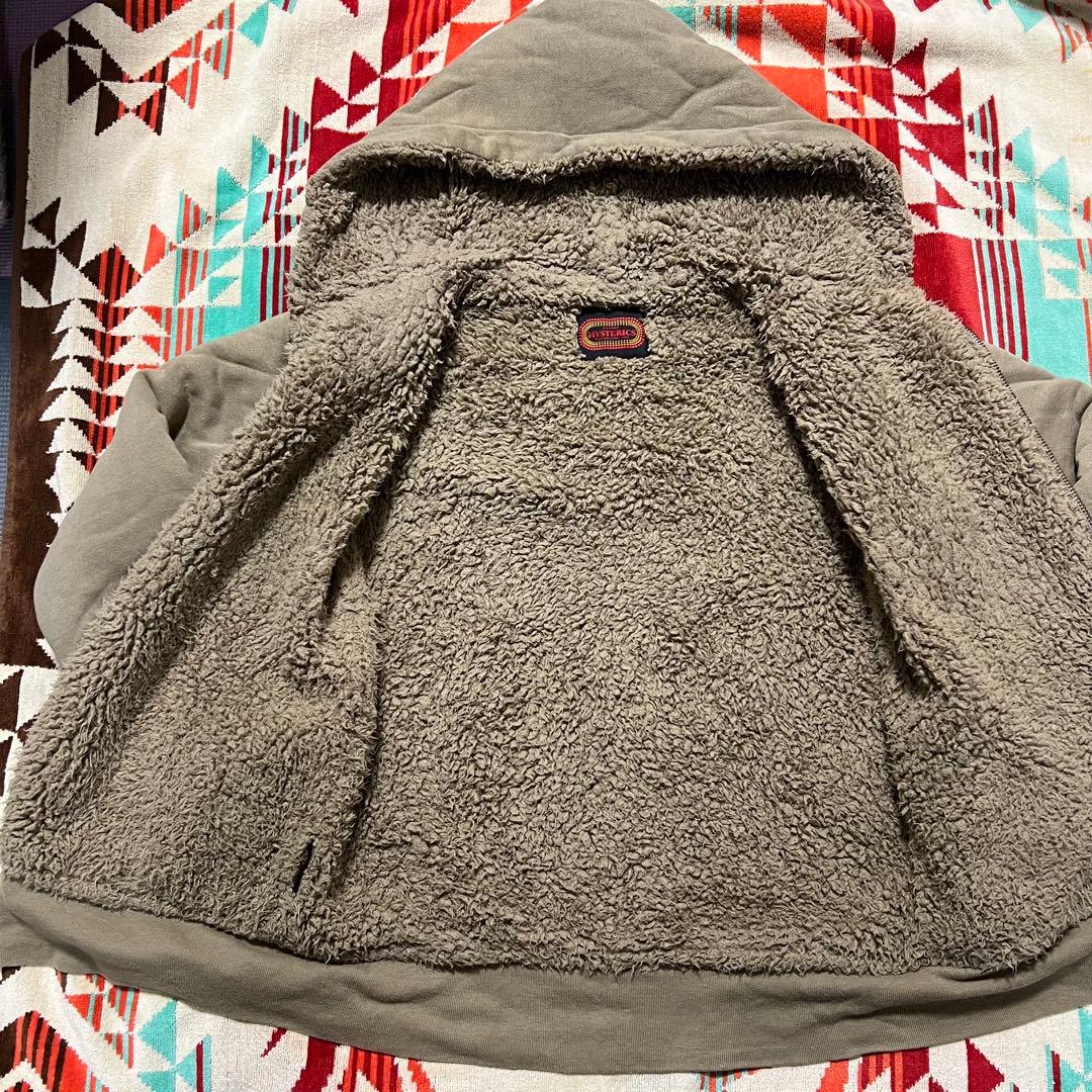 ボアジップパーカー◆ヒステリックグラマー