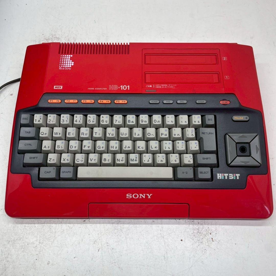 K◆SONY　ソニー　HB-101　レッド　現状品 昭和レトロ