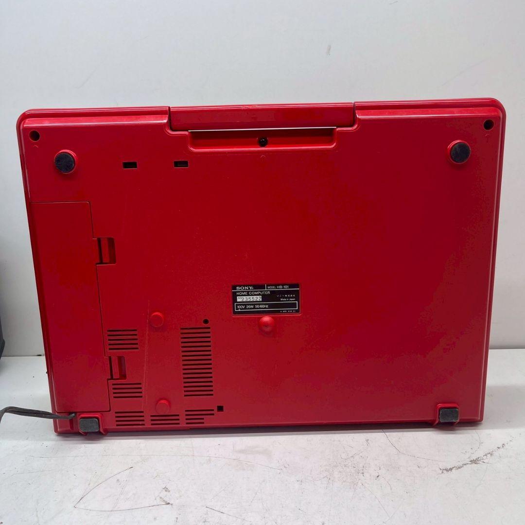 K◆SONY　ソニー　HB-101　レッド　現状品 昭和レトロ