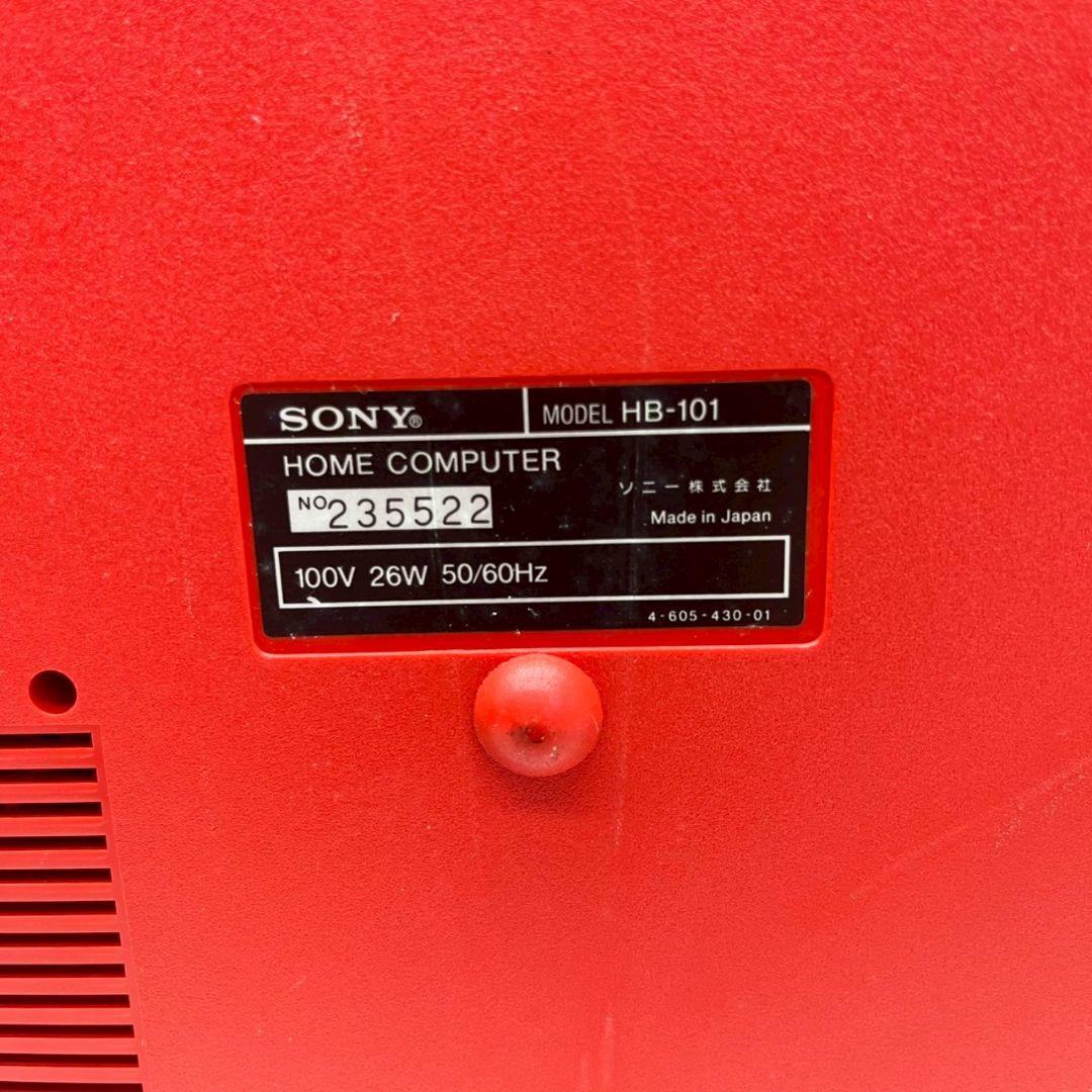 K◆SONY　ソニー　HB-101　レッド　現状品 昭和レトロ