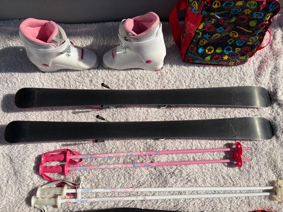 KAZAMA 女の子用　スキーセット（嫁ロック）