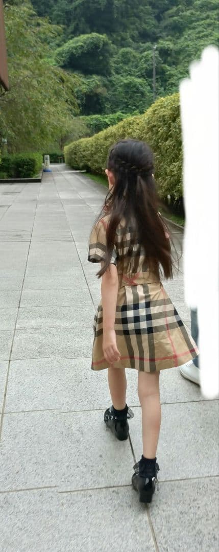 BURBERRY バーバリー　チェック ワンピース 104cm