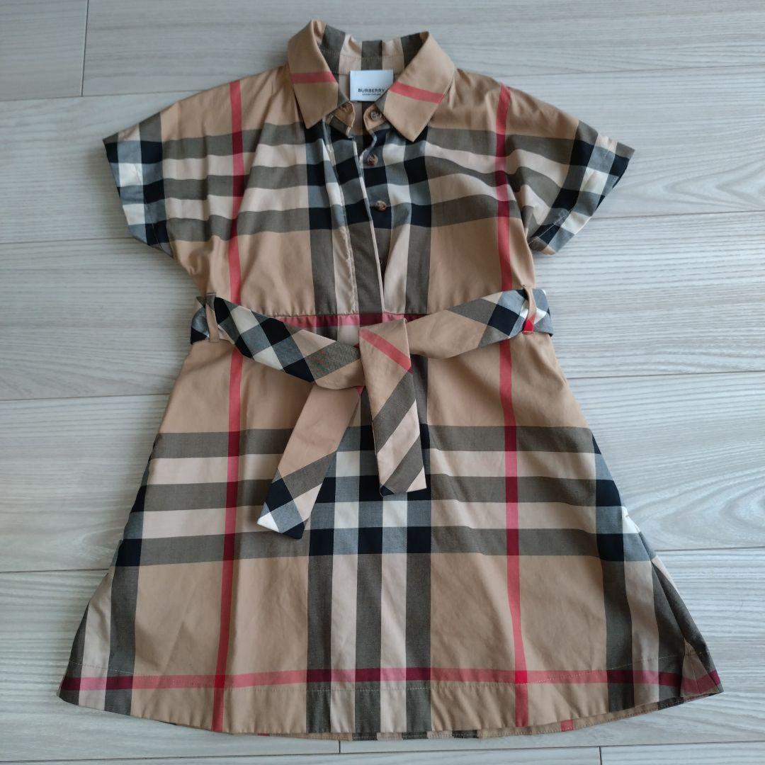 BURBERRY バーバリー　チェック ワンピース 104cm
