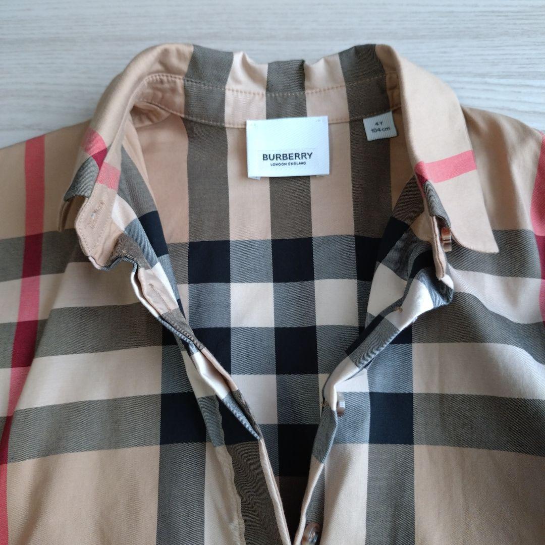 BURBERRY バーバリー　チェック ワンピース 104cm