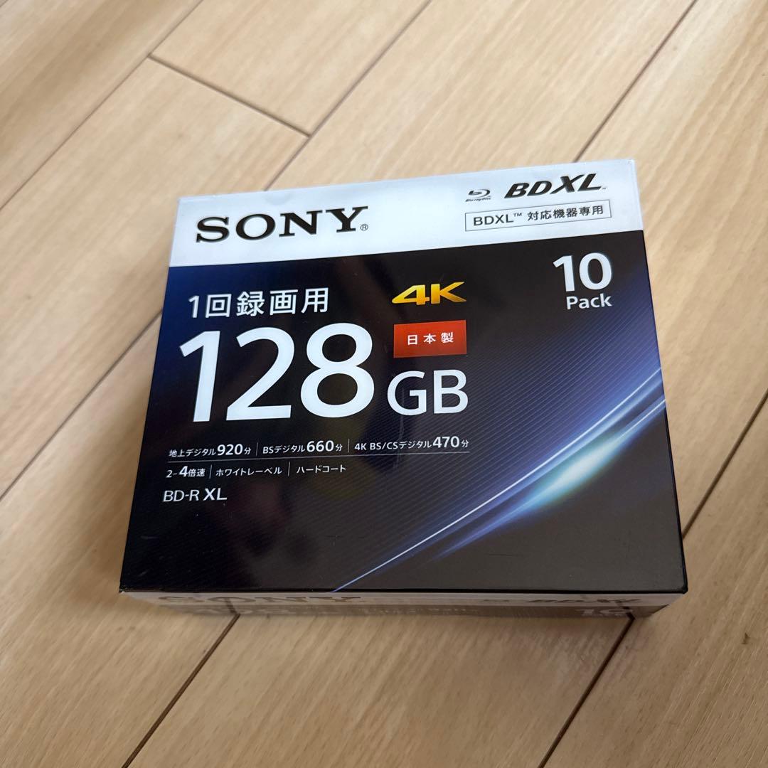 新品【ソニー ブルーレイディスク BD-R XL 128GB 10枚パック】
