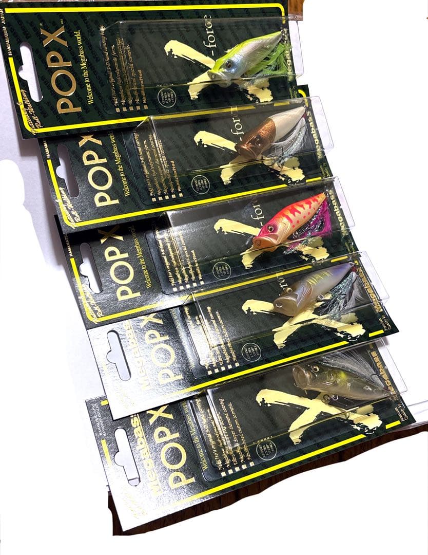 メガバス　ポップX 5個セット　新品