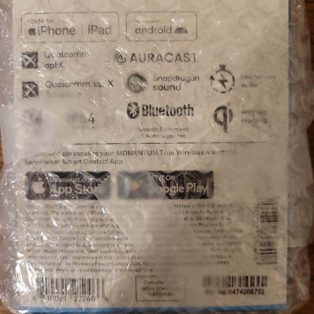 新品未開封Sennheiser Momentum True Wireless 4