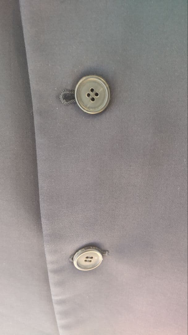 プラダスーツセットアップ　46 紺色　モヘヤ混生地