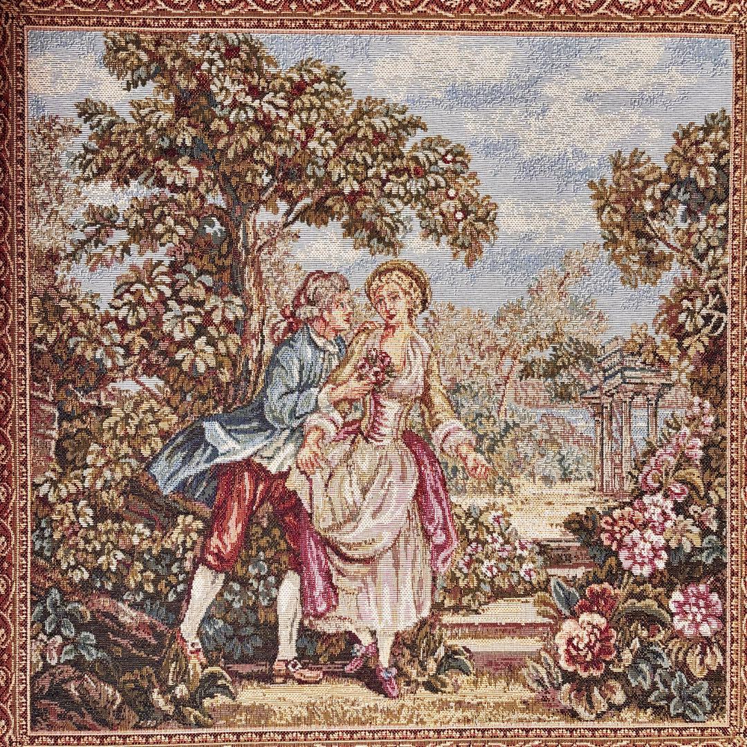 イタリア製　ゴブラン織　絵画
