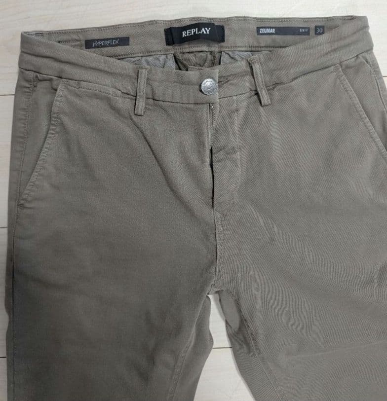 サブローさま　REPLAY Hyper Chino スリムフィットチノパンツ