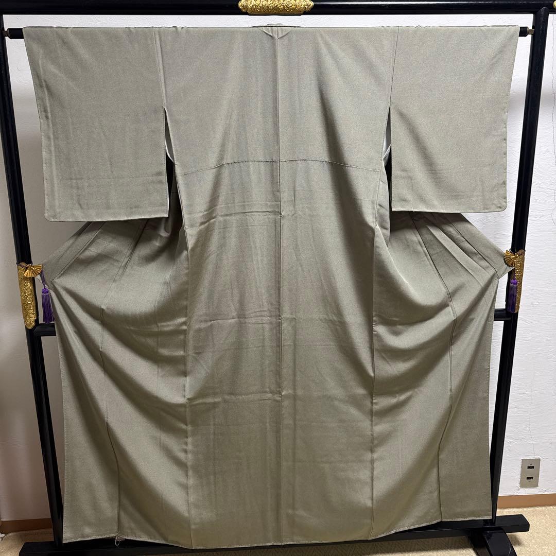 小紋　未使用品　江戸小紋　鮫小紋　紋なし　身丈158 ロ-5