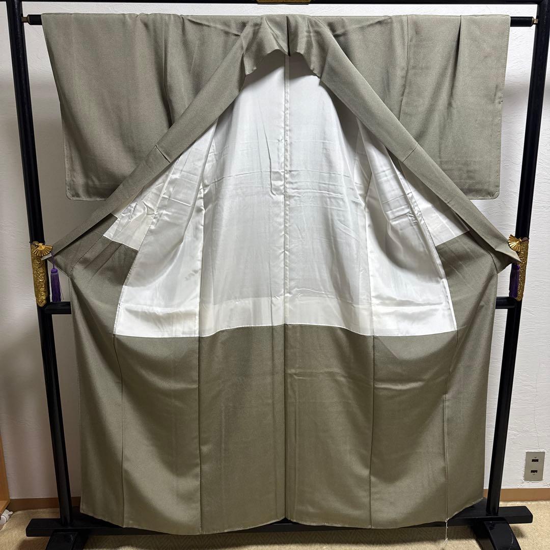 小紋　未使用品　江戸小紋　鮫小紋　紋なし　身丈158 ロ-5