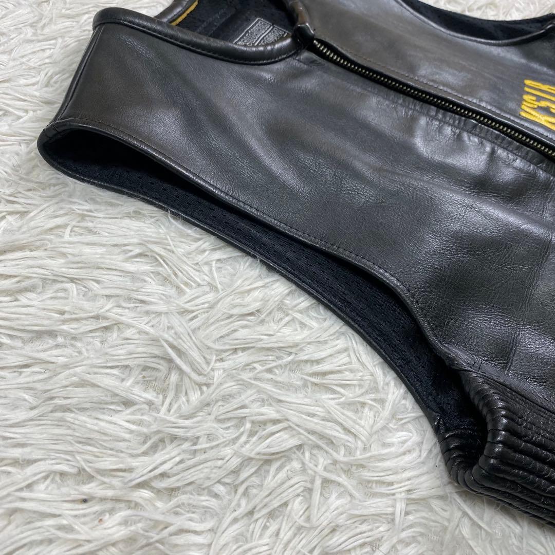 KADOYA カドヤ K'SLEATHER レザーベスト ブラック XL相当