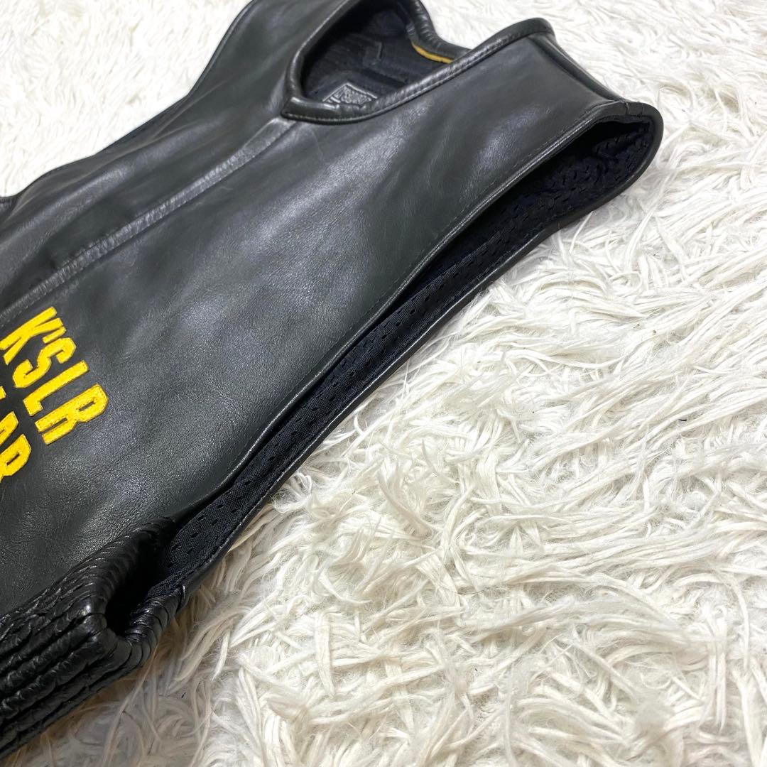 KADOYA カドヤ K'SLEATHER レザーベスト ブラック XL相当