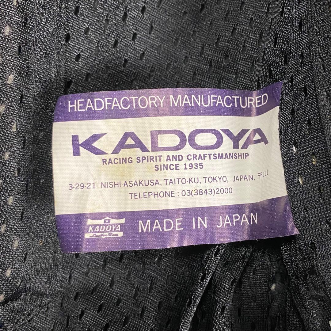 KADOYA カドヤ K'SLEATHER レザーベスト ブラック XL相当