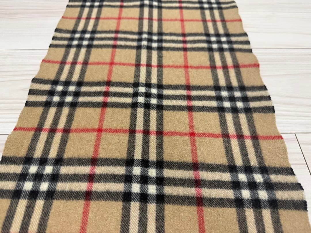 バーバリー　カシミア　マフラー　ベージュ　ストール