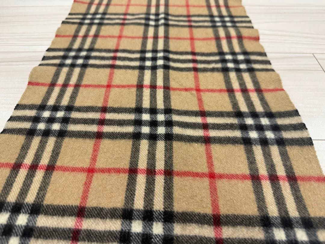 バーバリー　カシミア　マフラー　ベージュ　ストール