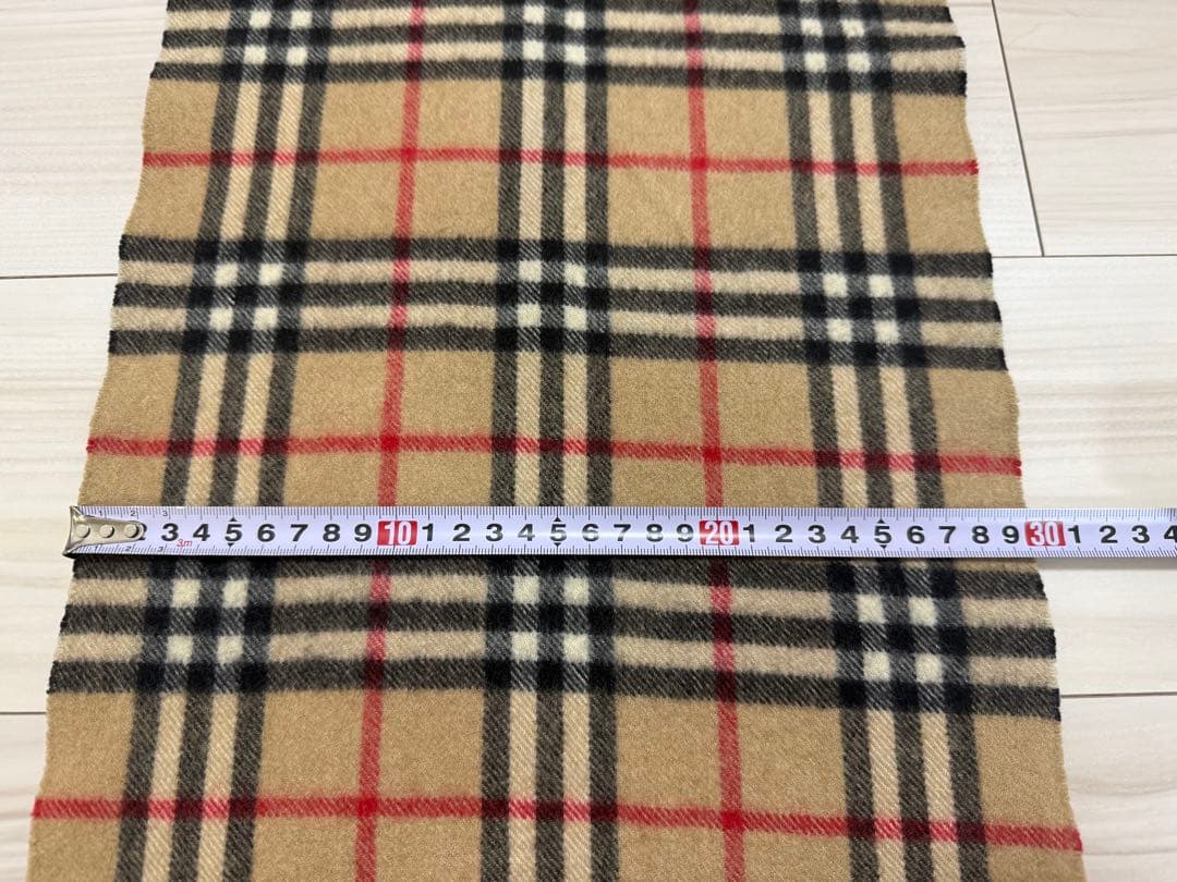 バーバリー　カシミア　マフラー　ベージュ　ストール